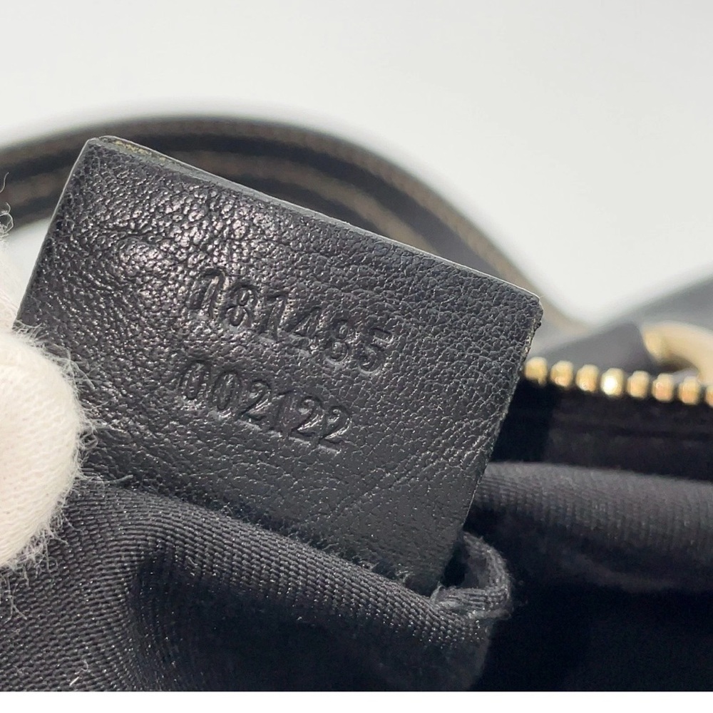 Gucci vintage Duchessa Black Leather mini Boston bag - Picture 11 of 16